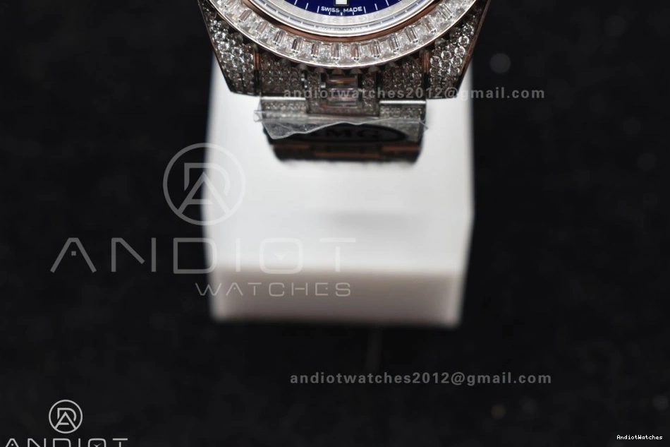 Diamonds AMGF Blue Best On VR Bracelet Edition 1149 Dial On SS Submariner Chic 40mm Full 0112